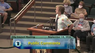 Chad and JT deliver an important Public Comment at the Irvine City Council Meeting of 9/14/21