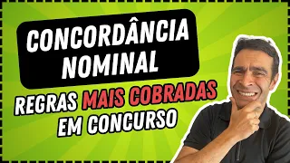 🔴 CONCORDÂNCIA NOMINAL - Teoria e Questões para Concurso