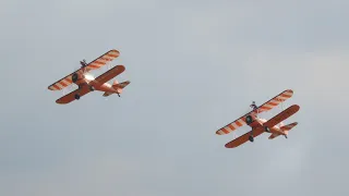 Aerosuperbatics Wingwalkers at Duxford 24th July 2021