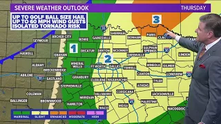 DFW Weather: Tracking the latest severe weather chances