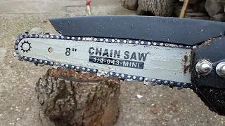 How Do We Keep Warm For Free 🌻 SeeSii SC8B Cordless 8 Inch Mini Chain Saw Update