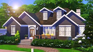 One Story Base Game Home || The Sims 4 Family Home: Speed Build