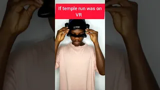 If temple run was on VR #shorts #viral #youtubeshorts #funny #shortvideo #trending #short