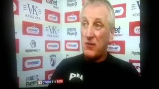 Ronnie Moore reaction to Rotherham being thumped 5-0 by the mighty Chesterfield