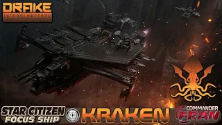 Star Citizen FR Focus Ship Drake KRAKEN - Subtitles!!!! + Survey