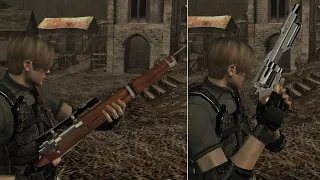 Resident Evil 4 (Classic) - All Weapons and Upgrades - Reloads , Animations and Sounds
