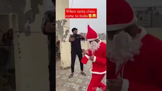 Santa come to India chimkandi #funnyvideo #chimkandi #oggy