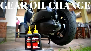 Final transmission gear oil change | Yamaha Xmax 300cc