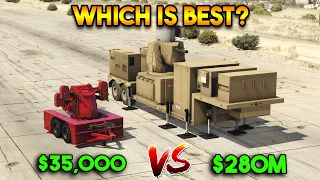 GTA 5 CHEAP VS EXPENSIVE (WHICH IS BEST MILITARY TRAILER?)