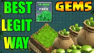 Best Legit Way To Get FREE GEMS !! In Clash Of Clans & Clash Royale