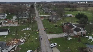 Dozens of injuries, damage reported following possible tornadoes in Delaware, Randolph counties
