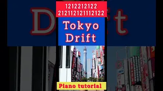 Tokyo drifts Teriyaki boyz pianotutorial piano easy