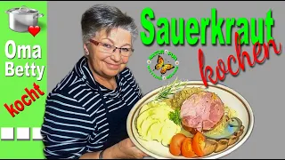 Sauerkraut kochen, nach meinen alten erzgebirgischen Rezept