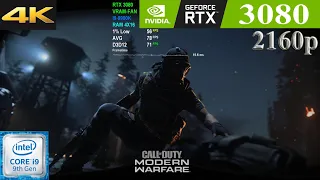 COD Modern Warfare: GeForce RTX 3080 | 3840 x 2160 (4K) | Ultra High Settings | Benchmark | RTX ON