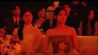 Zhao Lusi and Zhu Xu Dan Reaction to Xiao Zhan and YangZi performance - All Star Awards 2020