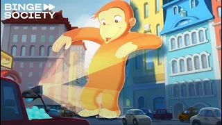 Curious George | The Giant George Hologram | Cartoon For Kids