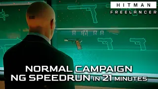 Freelancer Campaign New Game Any% Speedrun in 21:00 - HITMAN WoA