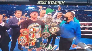 CANELO ÁLVAREZ TKO'S BILLY JOE SAUNDERS!!!