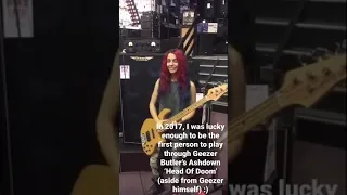 Playing Bass Through Geezer Butler’s ‘Head Of Doom’ - 2017