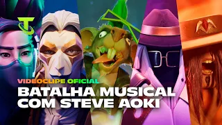 BATALHA MUSICAL com Steve Aoki (videoclipe oficial) | Teamfight Tactics