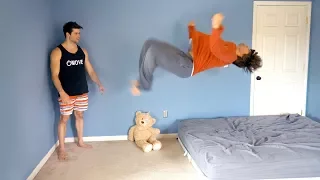 Teaching Billy to Backflip - Landed Under 5 Minutes!