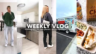 WEEKLY VLOG: MOVING VLOG! Empty Apartment Tour, Organizing, Best Chipotle Order