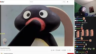 Forsen reacts to "Pingu best moments"