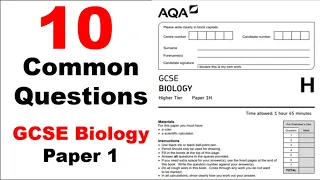 10 Common GCSE Biology Paper 1 Questions and Answers
