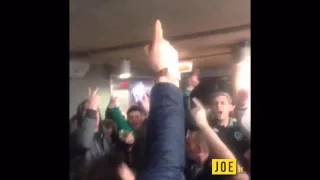 Snapchat story of Irish fans at the Aviva Stadium on Good Friday