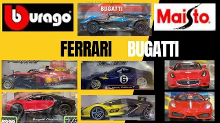 Ferrari Bugatti Maisto Bburago Mix (1:32) Diecast hunting