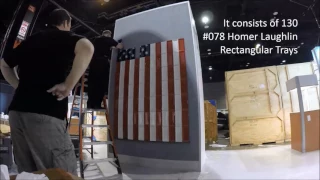 Flag mural- 2017 National Restaurant Assoc. Show