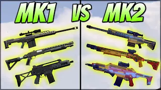 MK1 Weapons VS MK2 Weapons in GTA 5 | Which Ones Should You Buy? (Based on Damage With NO Armor)