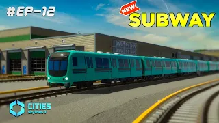 I MADE A SUBWAY IN MY CITy 🚆🚅