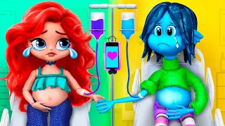 Ruby Marinho e Chelsea no Hospital / 32 Surpresas Kraken LOL DIYs