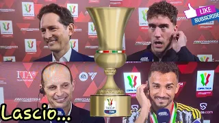 Finale coppa Italia. Interviste post Elkann, Vlahovic, Danilo e Allegri "Lascio..."