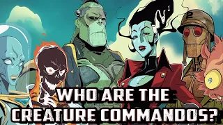 History and Origin of The CREATURE COMMANDOS from DC Comics and James Gunn!