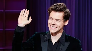 Harry Styles JOKES About Trump In Late Late Show Monologue