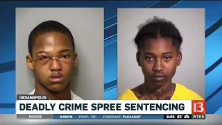 Teens sentenced in deadly crime spree