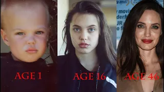 Angelina Jolie Transformation From 1 To 46 Years Old !