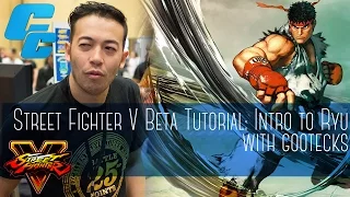 Street Fighter V Beta - Ryu Basics, Footsies & Fundamentals Tutorial