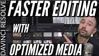 Faster Editing In Davinci Resolve using Optimized Media (Proxy Files) - Tutorial