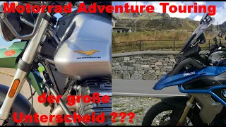 Motorcycle Adventure Touring- Moto Guzzi V85 TT- comparison to my GS models -slightly Swabian