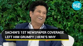 When Sachin was disappointed for not making it to the newspapers with a photo | HTLS 2022