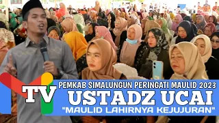 PEMKAB SIMALUNGUN PERINGATI MAULID NABI 2023, USTADZ UCAI " MAULID LAHIRNYA KEJUJURAN"