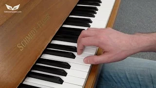 Richtige Fingerhaltung und optimaler Anschlag am Klavier - Inklusive 2 Übungen