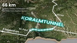 PORR Österreich: Koralmtunnel - Die Verbindung zwischen Kärnten & Steiermark - Fokus Feste Fahrbahn