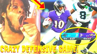 PANTHERS VS RAVENS REACTION 2022 BALTIMORE RAVENS VS CAROLINA PANTHERS HIGHLIGHTS REACTION 2022