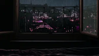 outside // ( slowed, rain, 1 hour loop )