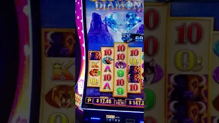 83 Free Games on Buffalo Diamond Slot machine