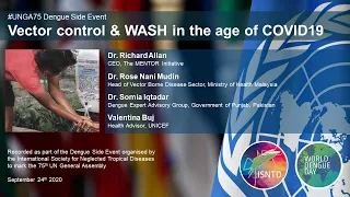 ISNTD UNGA75 Vector Control & WASH in the age of COVID 19